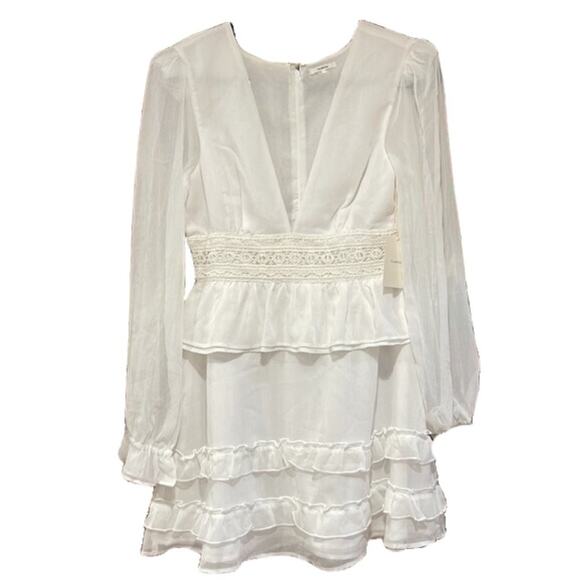 Tularosa Lucianna Mini Dress in Ivory NWT Size XS - Picture 7 of 7